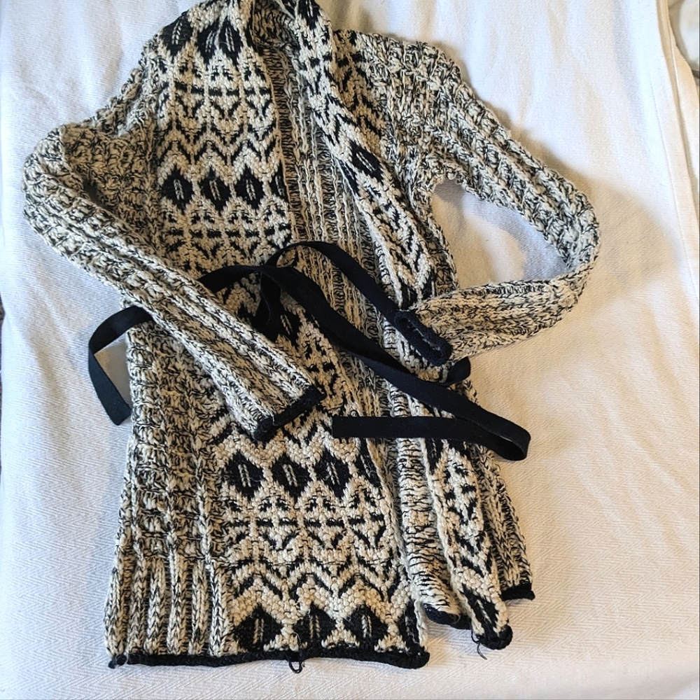 Calvin Klein Jeans long printed cardigan sweater